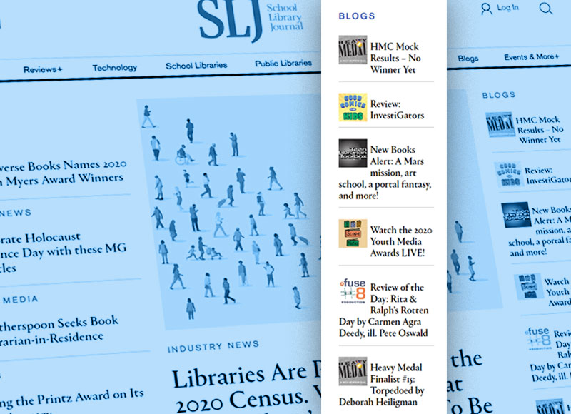 Blogs Go to Top of the Fold on SLJ.com