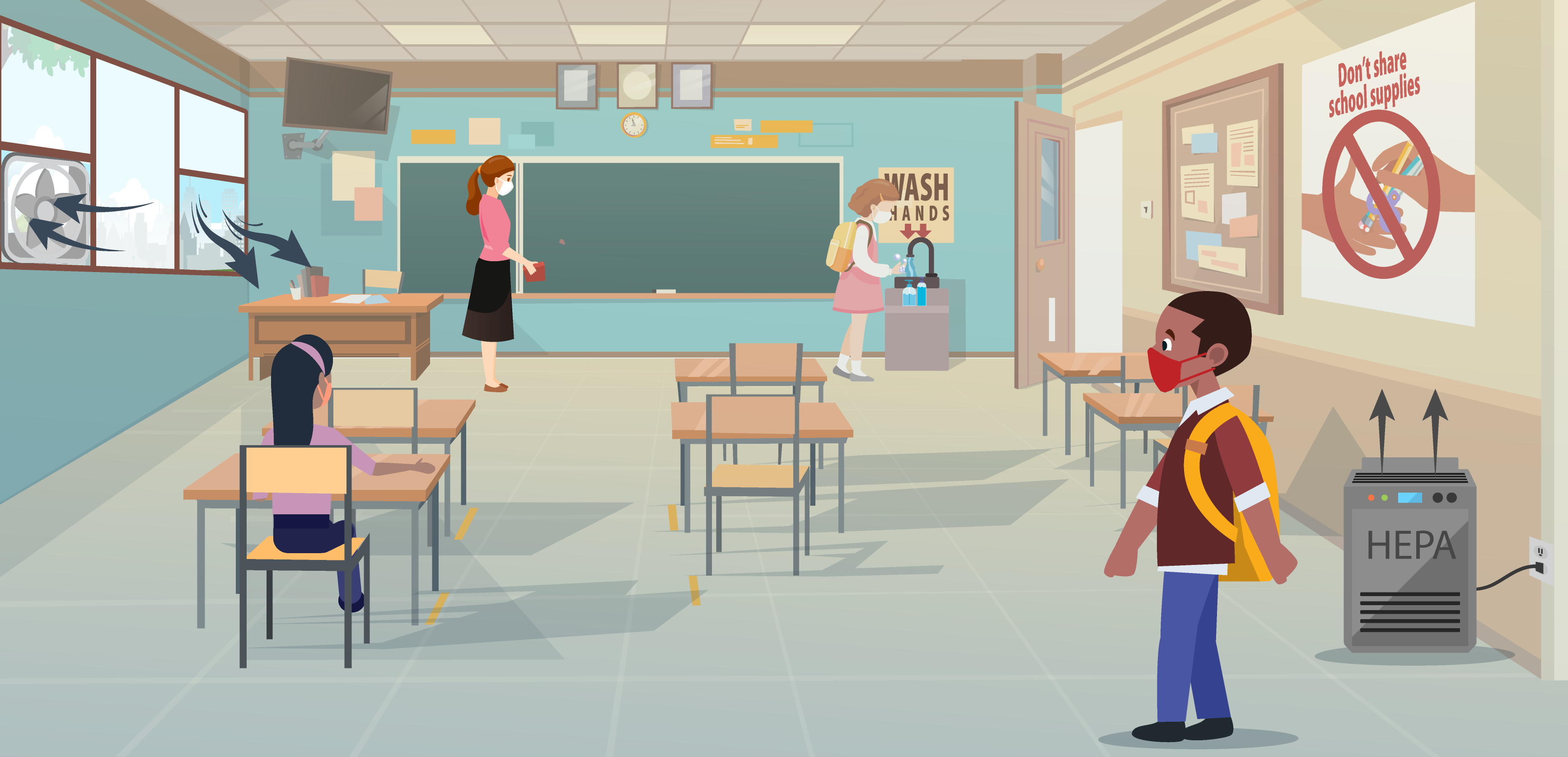 CDC Adds Detailed Ventilation Recommendations to School Guidance