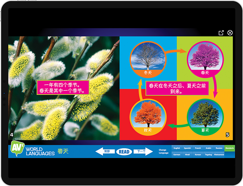 Weigls's Wprld Languages -Mandarin on iPad
