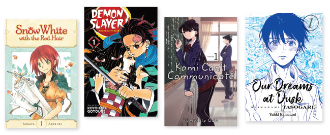 New genre in NoveList: Manga to anime!