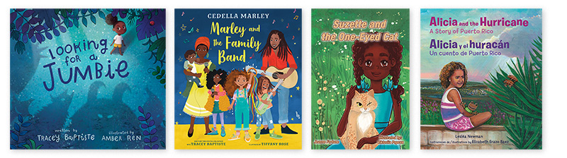 Book covers related to Caribbean American Heritage Month