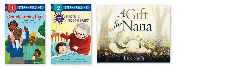 Grandparents Day!, How to Find the Tooth Fairy, and A Gift for Nana covers