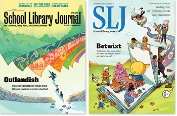 Previous SLJ covers illustrated by Yao Xiao