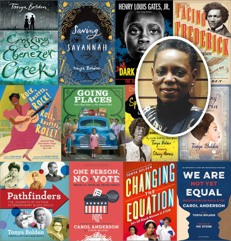 17 Fiction and Nonfiction Titles by Tonya Bolden That Chronicle Black History