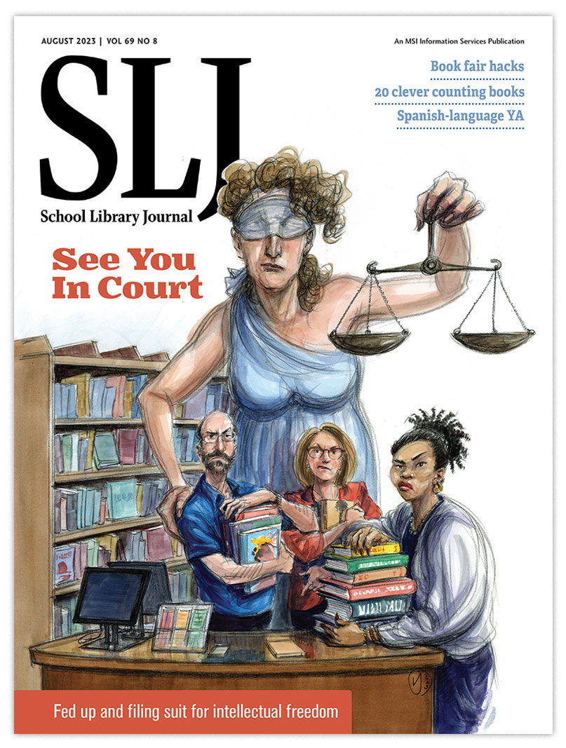 SLJ August Cover