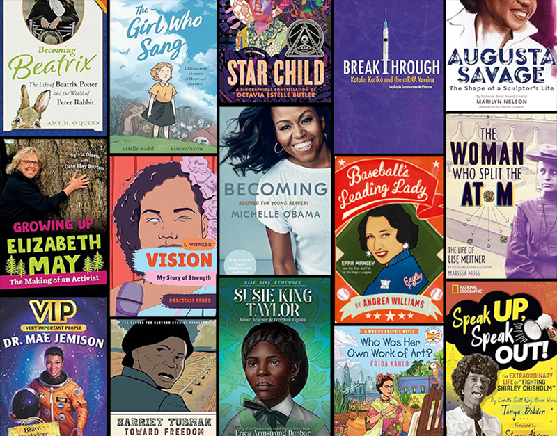 15 Middle Grade Nonfiction Titles About Dynamic Women for Women's History Month and Beyond