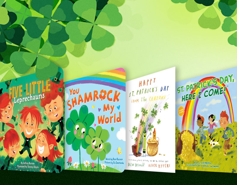 4 Lucky Board Books and Picture Books for St. Patrick's Day