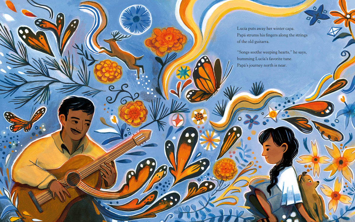 A Flicker of Hope: A Story of Migration (Harmony) ©2024 by Devon Holzwarth