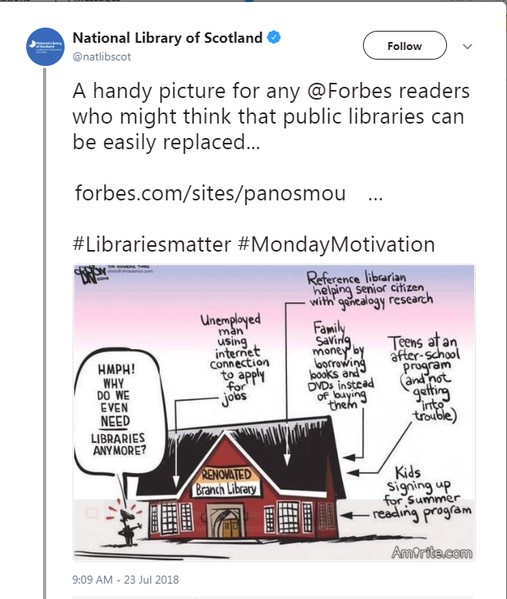 Twitter Erupts after Forbes Story Calls for Amazon Stores To Replace Local Libraries
