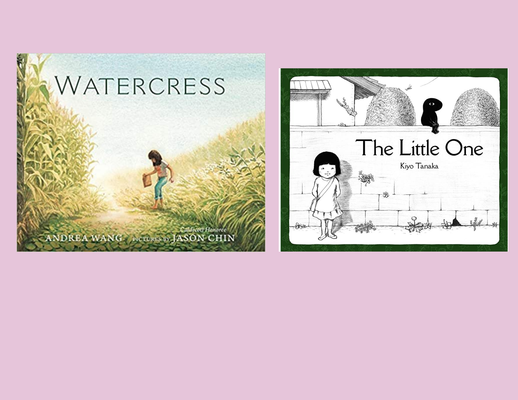Book covers: Watercress and The Little One