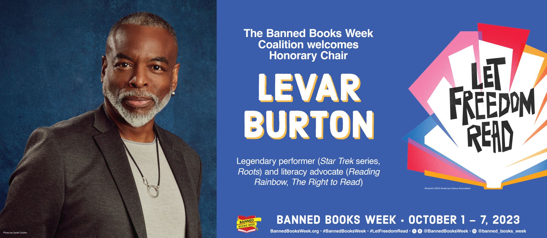 LeVar Burton Named Honorary Chair of Banned Books Week