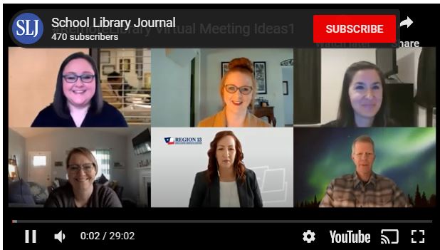 VIDEO: School Librarian Panel Discusses Using Virtual Meeting Tools To Connect with Students