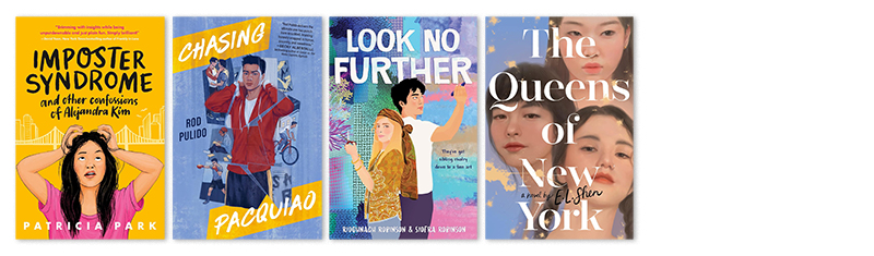 AAPI YA booklist Contemporary covers