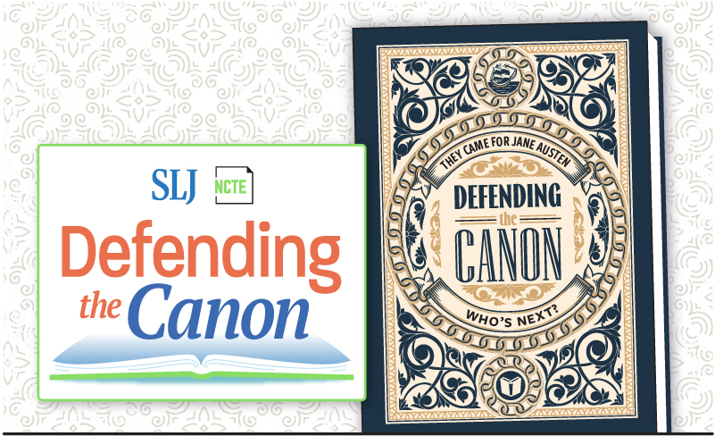 Defendig the Canon logo treatment with book cover design